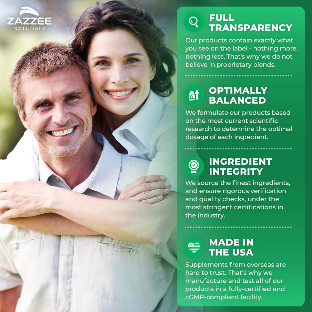 Zazzee comparación de tamaño del frasco junto a objetos cotidianos