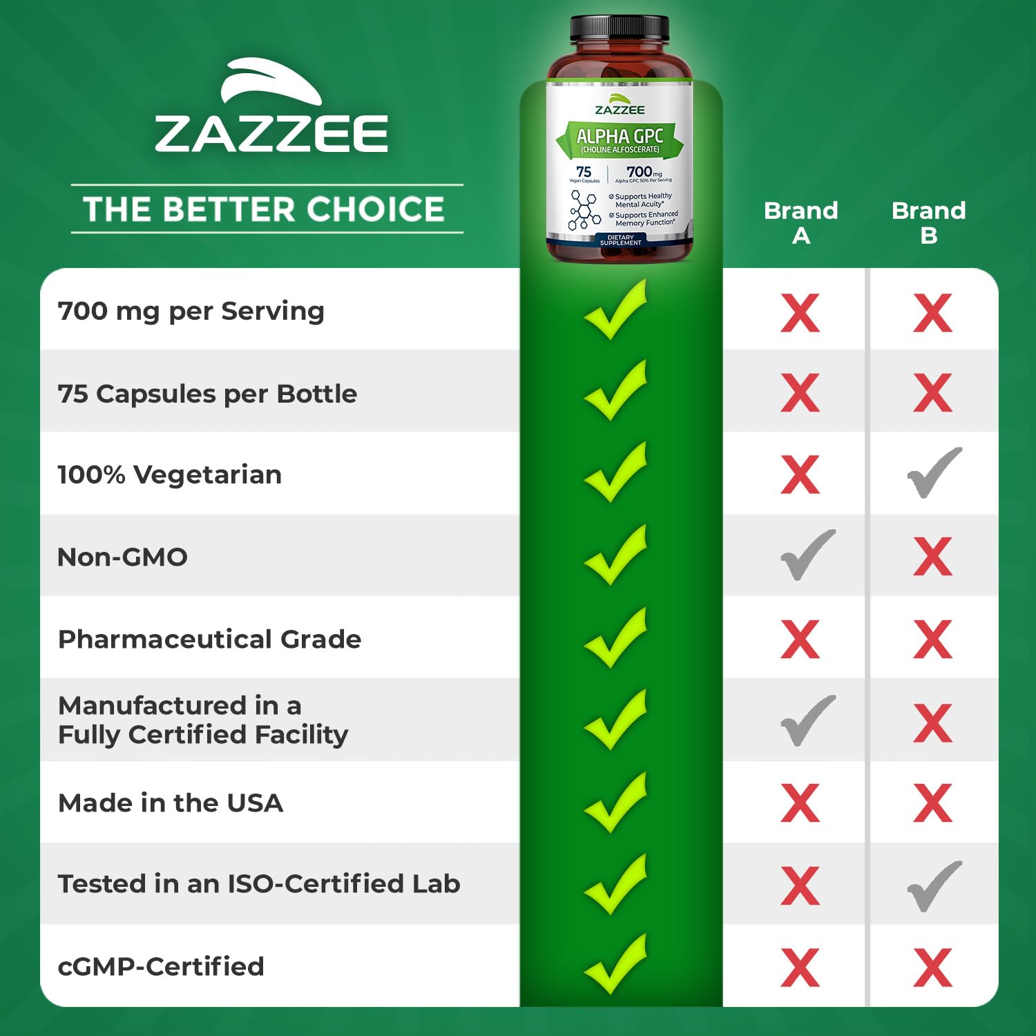 Zazzee packaging abierto con folleto informativo y guía de uso