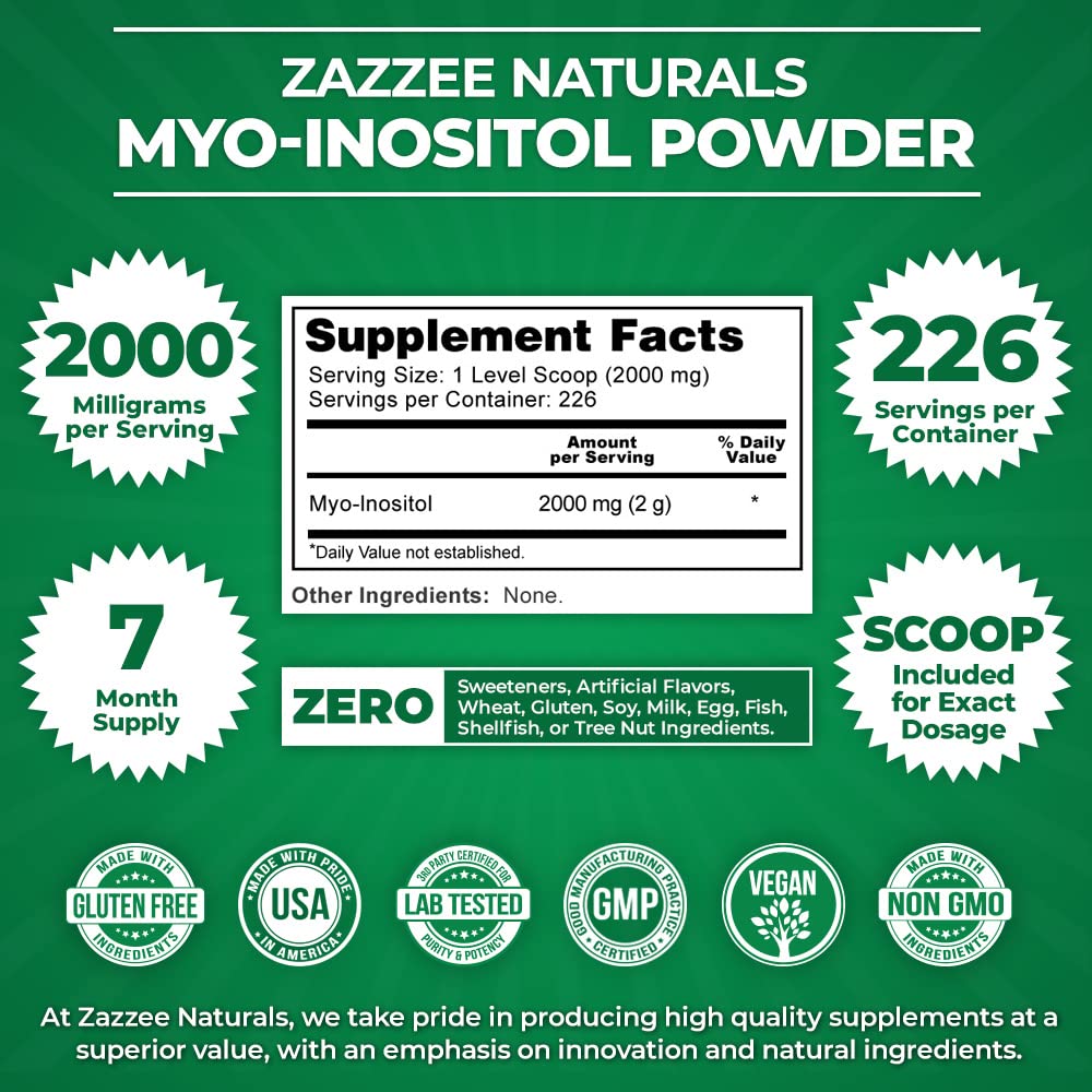 Zazzee scoop medidor preciso que asegura 2000 mg por toma