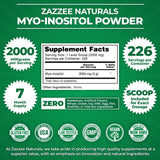 Zazzee scoop medidor preciso que asegura 2000 mg por toma