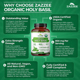 Zazzee sello USDA Organic en la etiqueta que ofrece trazabilidad