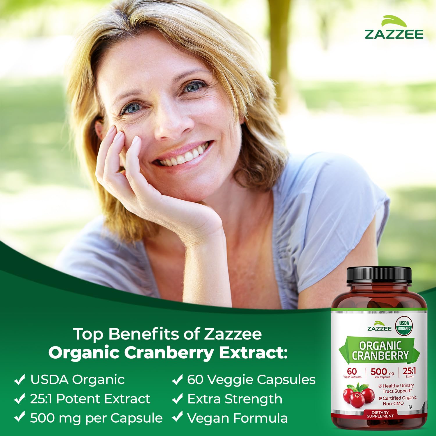 Zazzee detalle del extracto para apreciar concentración y pureza