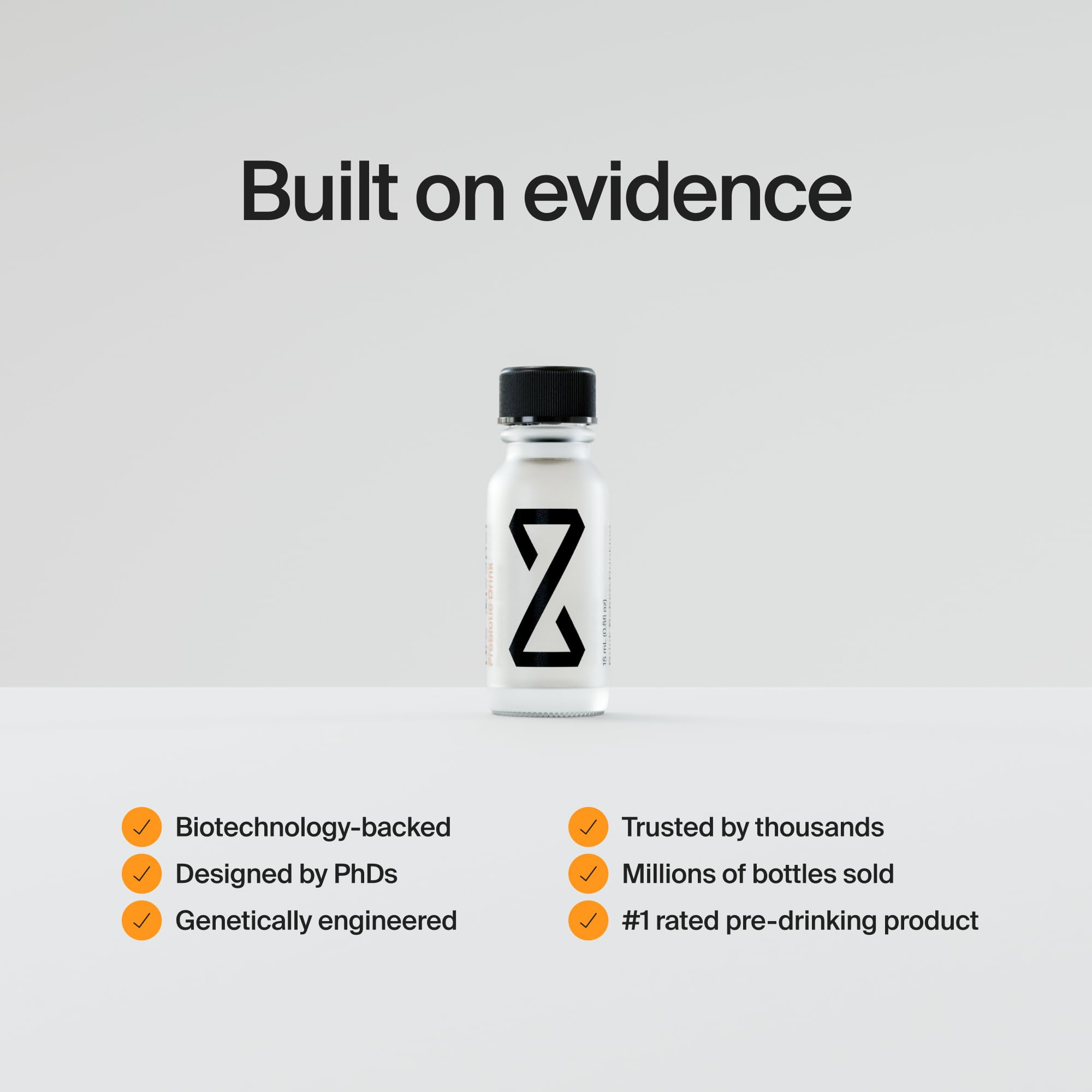 ZBiotics uso en salida social como apoyo práctico antes de beber