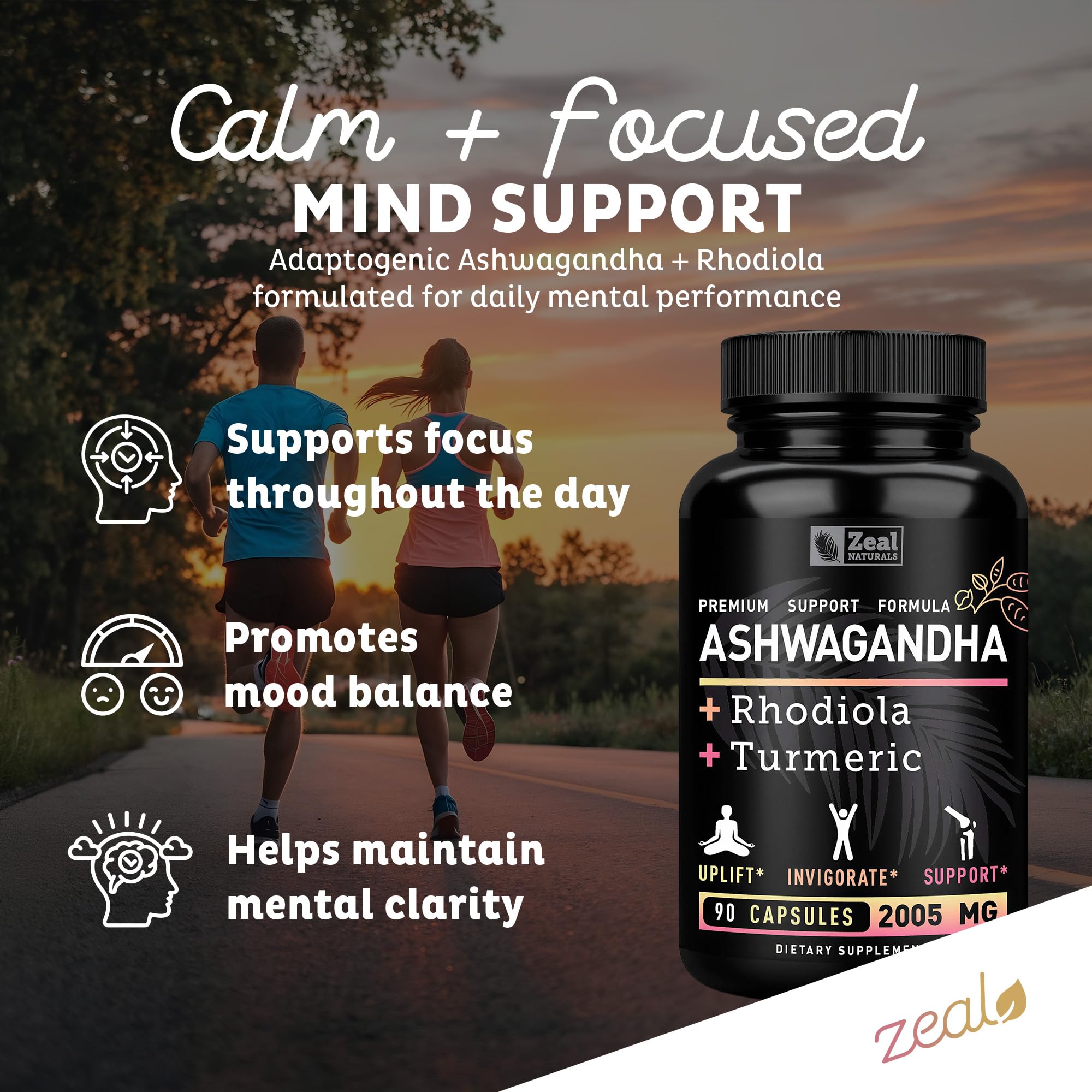 Zeal Naturals cápsula en mano para comparar tamaño y facilidad de toma