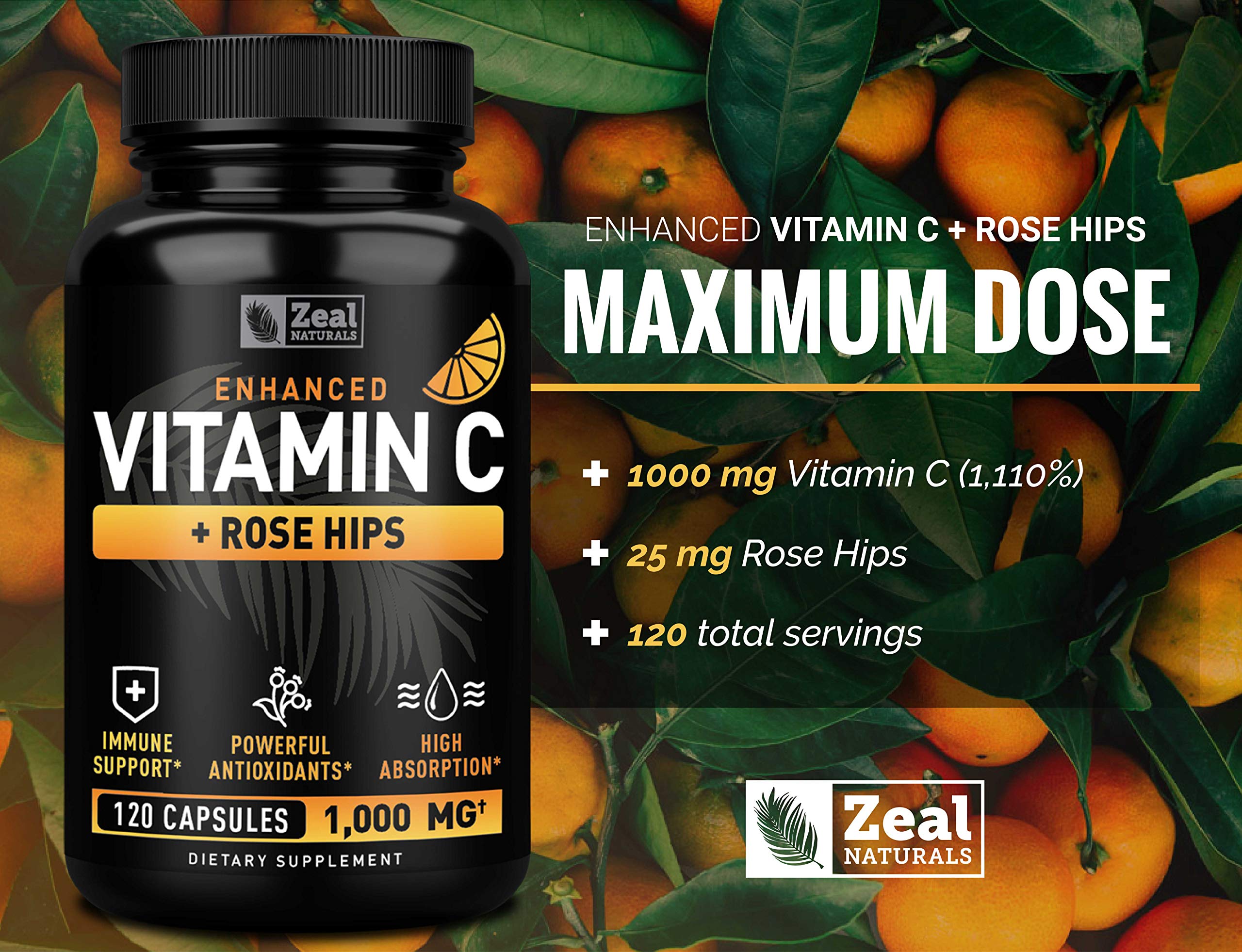 Zeal Naturals cápsula en mano para mostrar tamaño y facilidad de tragar