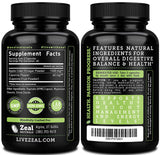 Zeal Naturals cápsulas en primer plano destacando textura y fácil ingestión