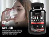 Zeal Naturals gráfica comparativa de absorción omega‑3 kril versus pescado