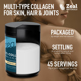 Zeal Naturals polvo mezclado en batido, lista para consumo nutritivo