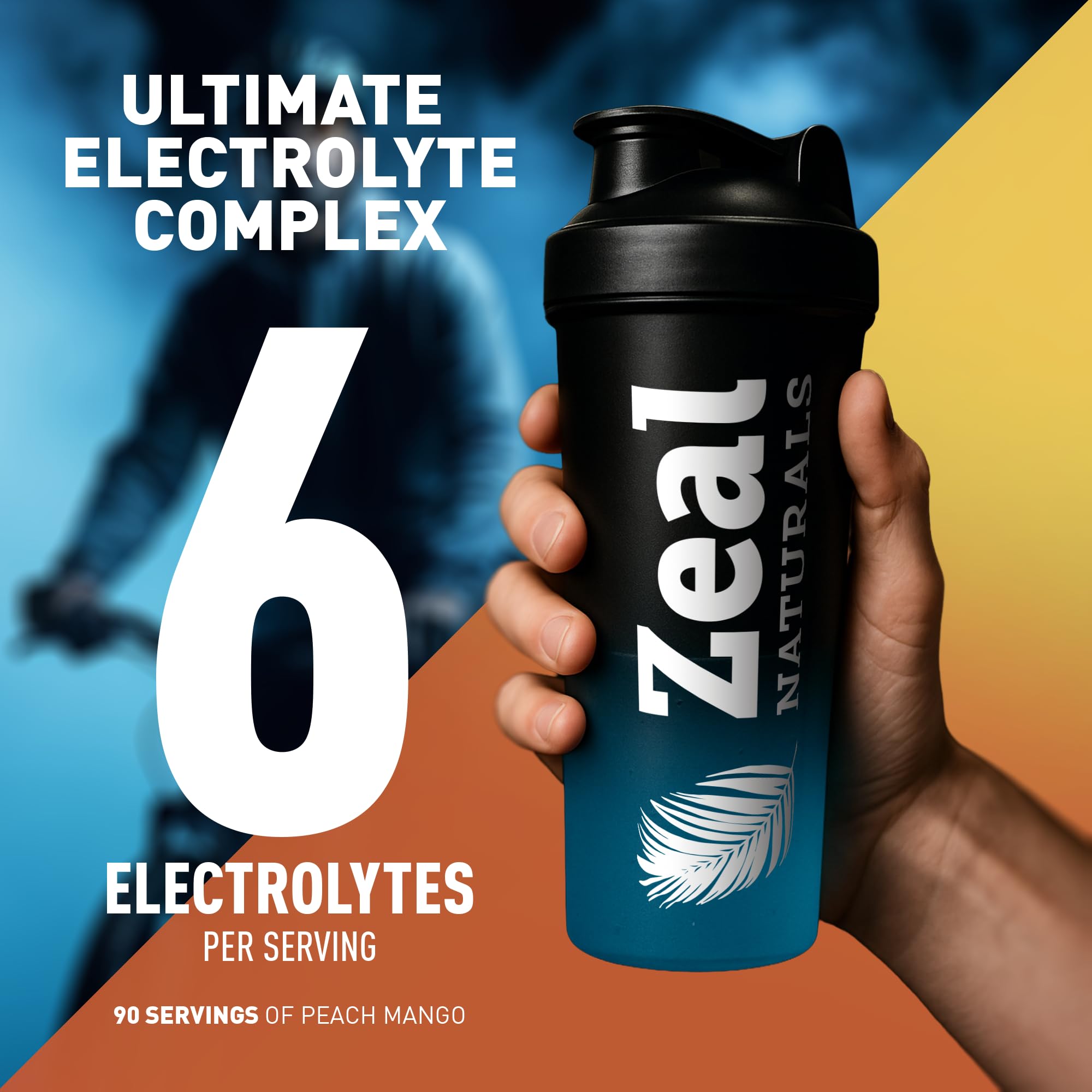 Zeal Naturals etiqueta con lista de ingredientes y beneficios claros