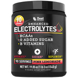 Zeal Naturals vista frontal del envase mostrando 90 porciones y marca
