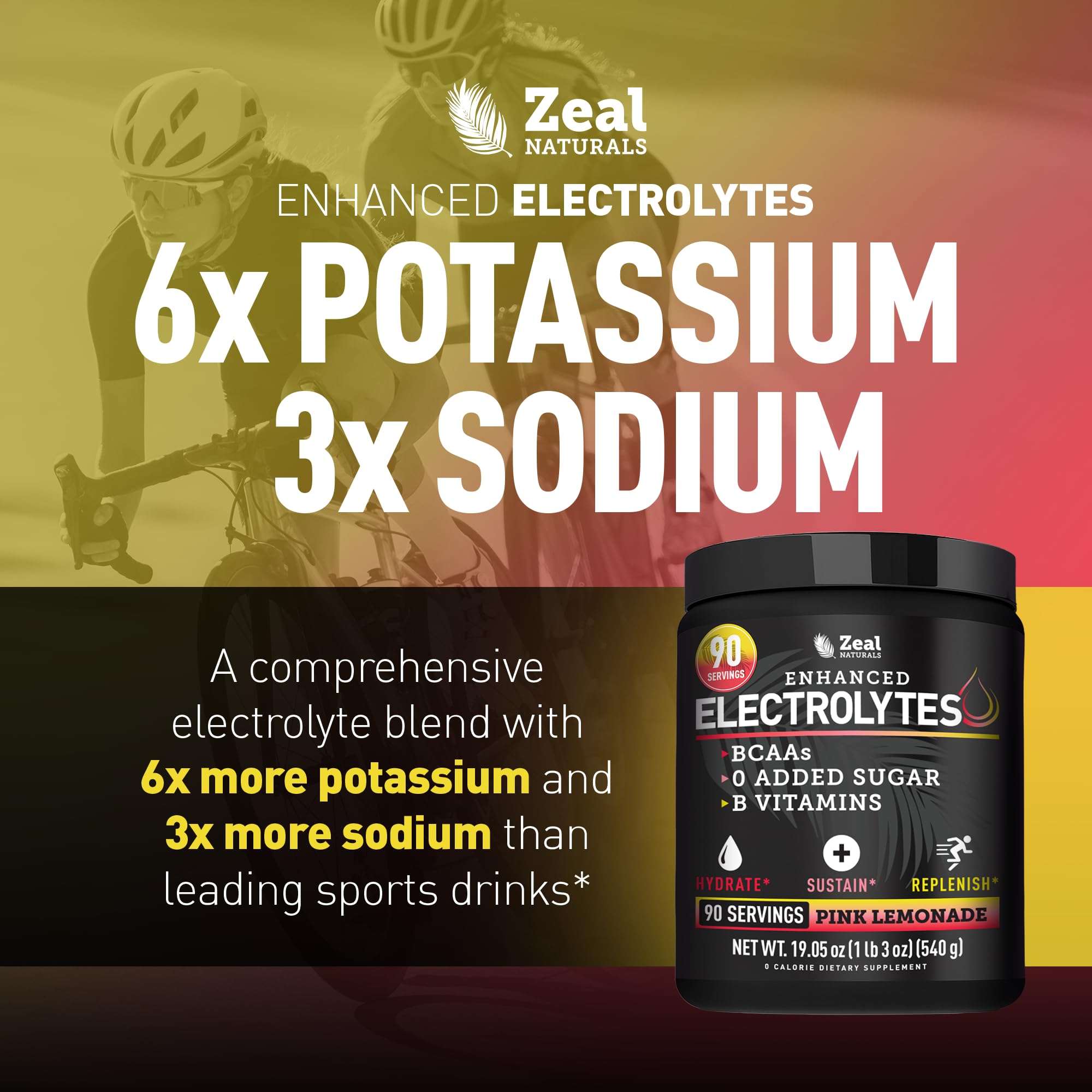 Zeal Naturals polvo disuelto en vaso demostrando hidratación inmediata