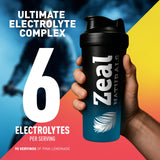 Zeal Naturals comparación de tamaño del envase para plan de 90 porciones