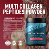 Zeal Naturals textura del polvo hidrolizado lista para disolver y mezclar fácilmente