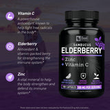 Zeal Naturals polvo de elderberry para ver la textura y color natural