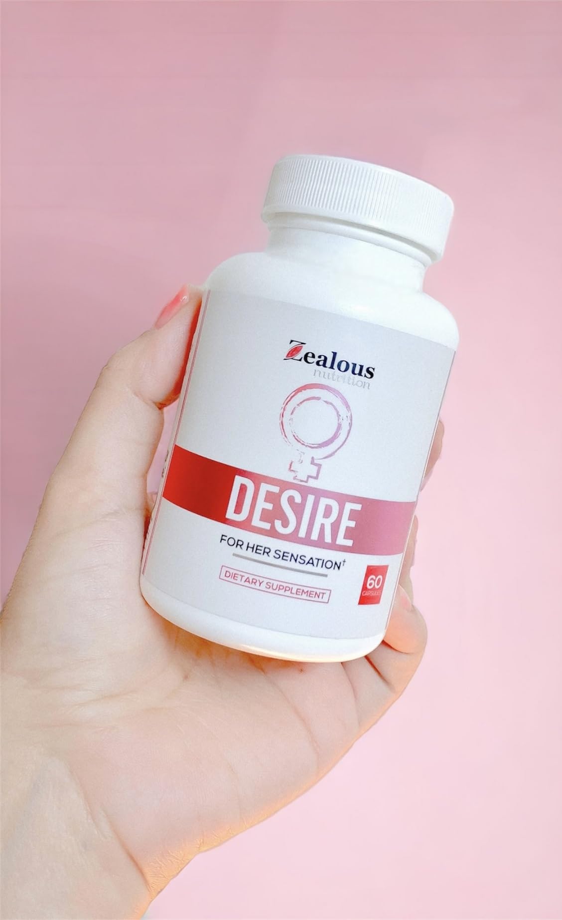 Zealous Nutrition empaque secundario con sello de fabricación en EE. UU.