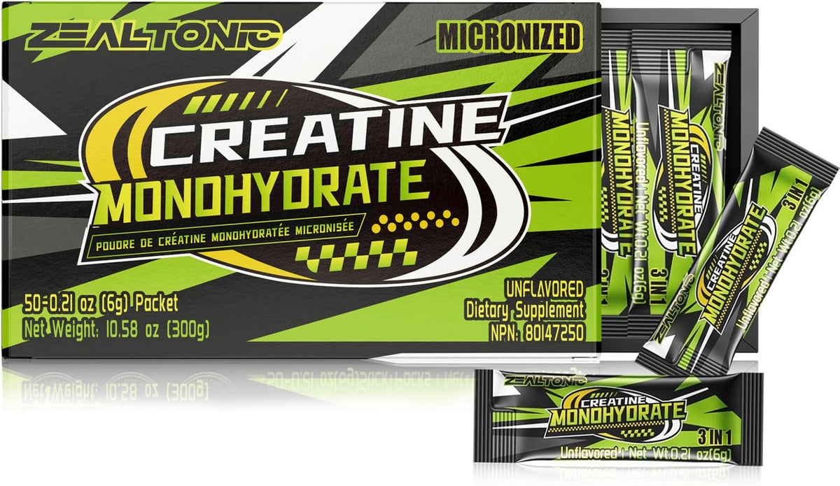 Zealtonic envase frontal con diseño y cantidad visible, conveniencia inmediata