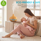 ZEBIAO colocado en escritorio de oficina para humidificar y aromatizar
