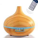 ZEBIAO vista frontal del difusor 450ml mostrando diseño y capacidad