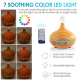 ZEBIAO luces LED siete colores creando ambiente relajante y adaptable