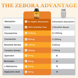 ZEBORA cápsula en primer plano resaltando textura y facilidad de deglución