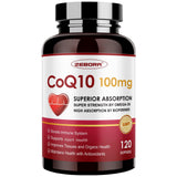 ZEBORA frasco frontal con 120 softgels mostrando la presentación y beneficios
