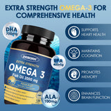 ZEBORA etiqueta con ingredientes que resalta DHA, EPA, Alpha-GPC y PS