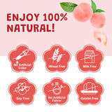 ZEBORA duraznos frescos y pectina natural, destaca ingredientes veganos