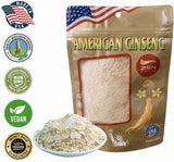 Zen Ginseng etiqueta que muestra origen Wisconsin y certificaciones