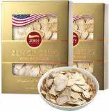 Zen Ginseng frente del empaque mostrando el sello de origen Wisconsin y beneficios claros