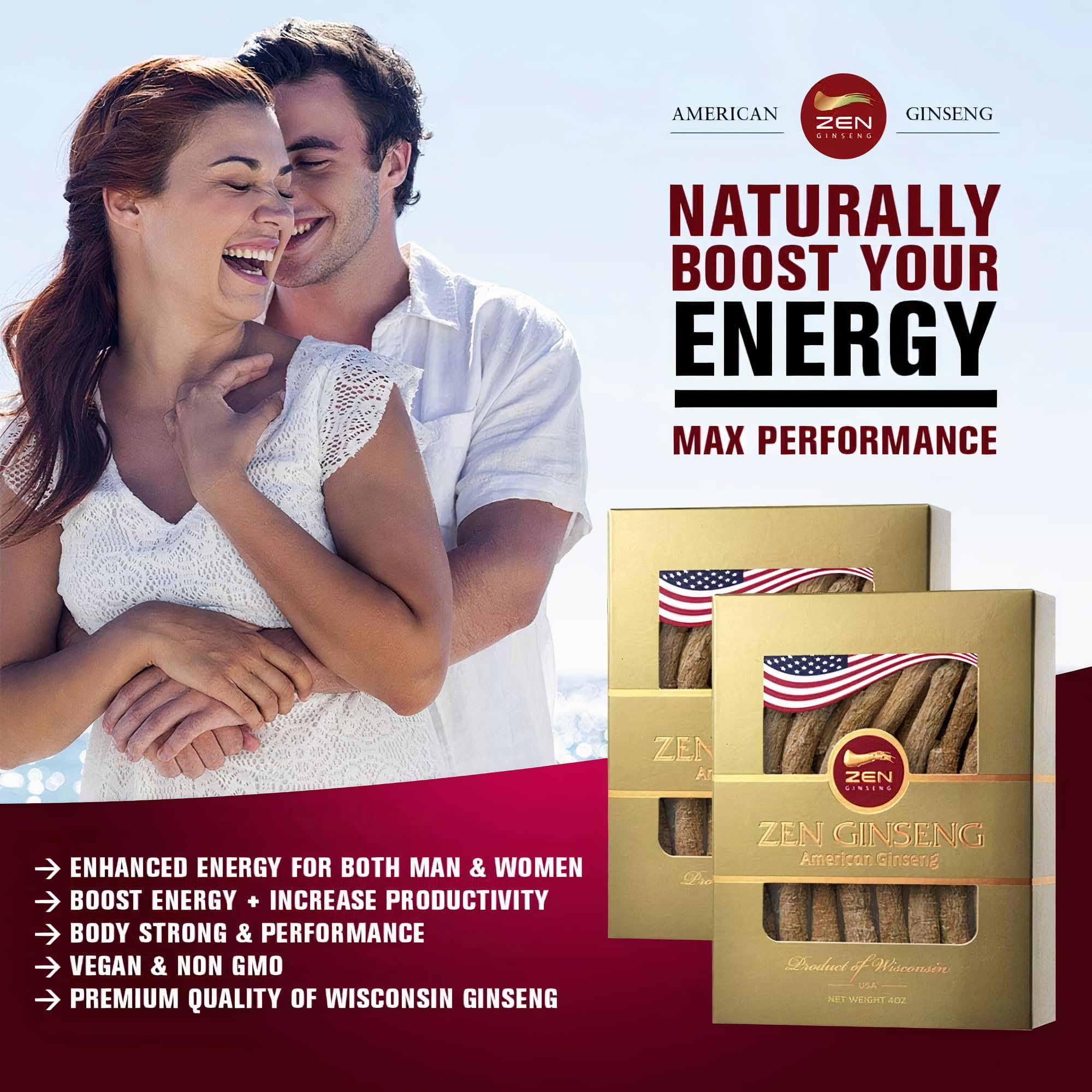Zen Ginseng rodajas listas para infusión, preparación fácil