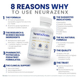 Zen Nutrients NeuraZenX botella abierta y cápsulas listas para usar