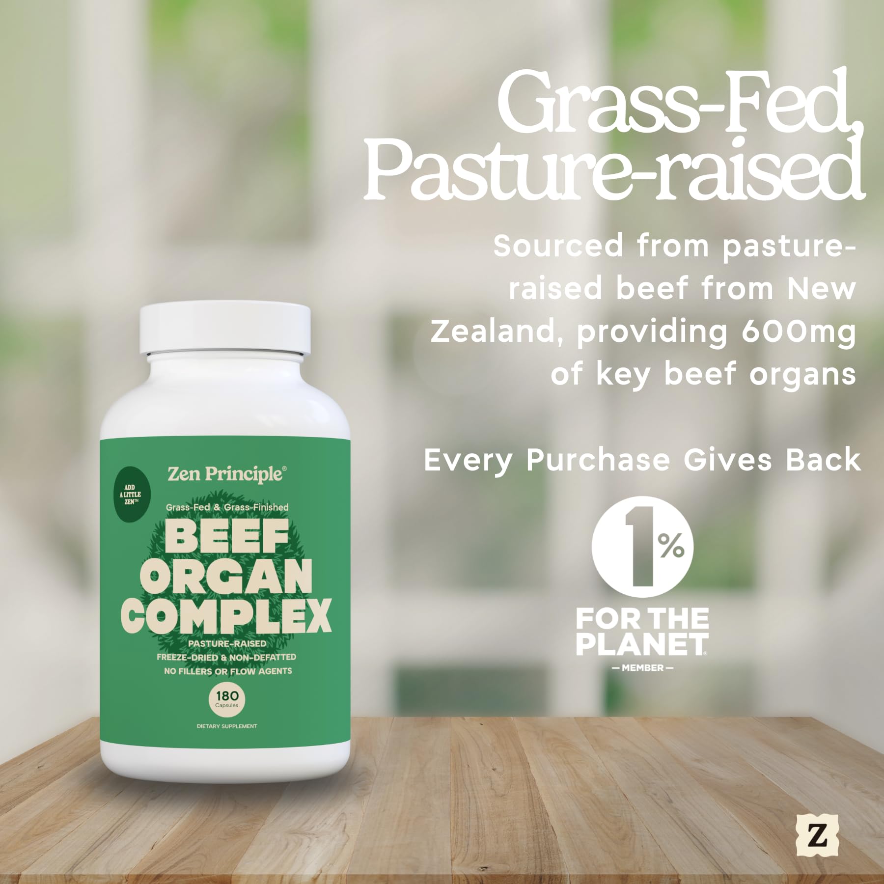 Zen Principle producto en mesa de desayuno para integrar en rutina diaria