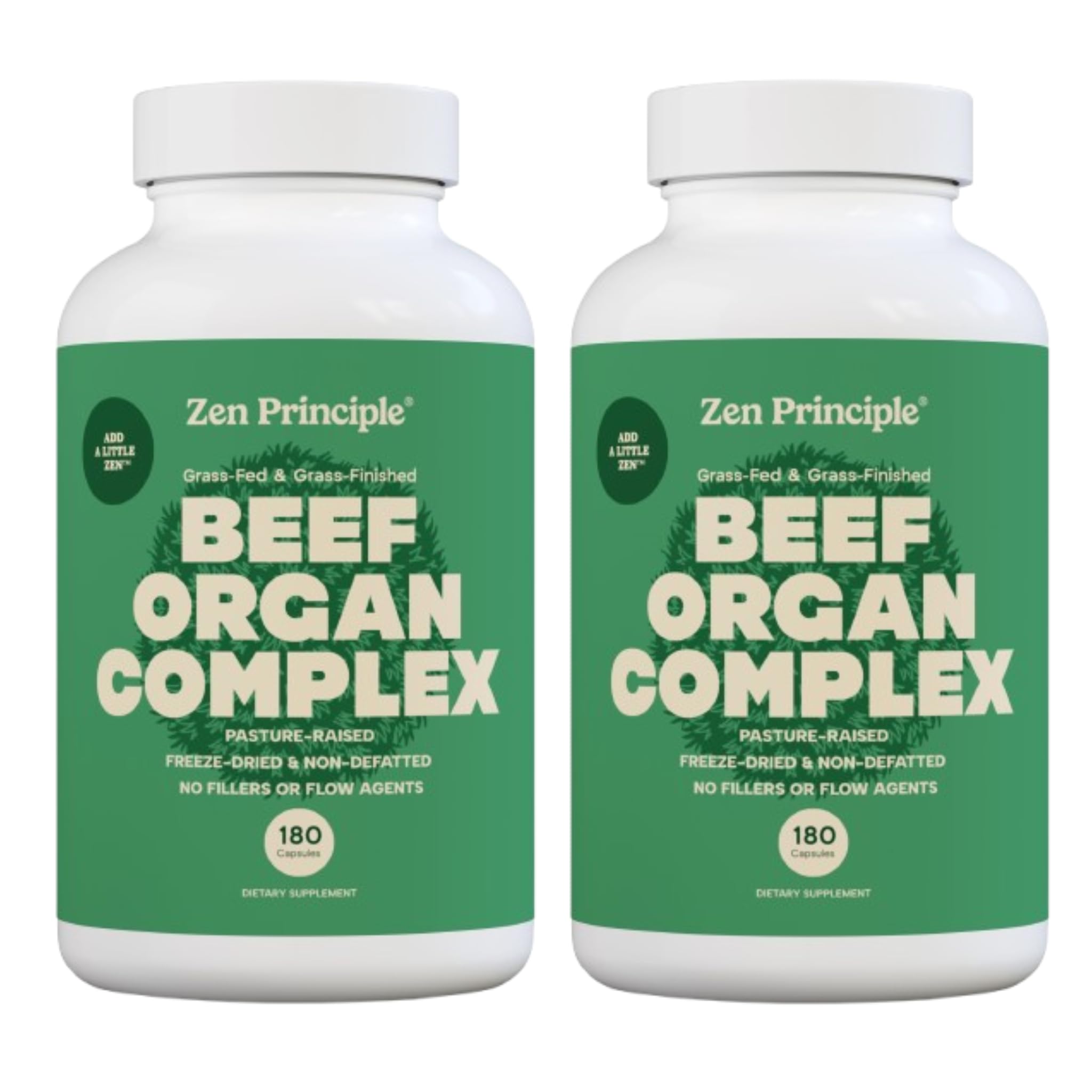 Zen Principle frente del envase mostrando presentación 2-pack y beneficios