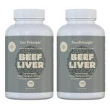 Zen Principle frontal del envase mostrando pureza y sello grass-fed