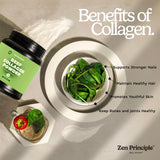 Zen Principle polvo mezclado en batido aportando proteína sin cambiar sabor