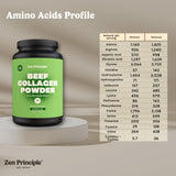 Zen Principle polvo disuelto en vaso para batidos rápidos