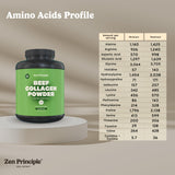 Zen Principle polvo mezclado en batido matutino para aporte proteico