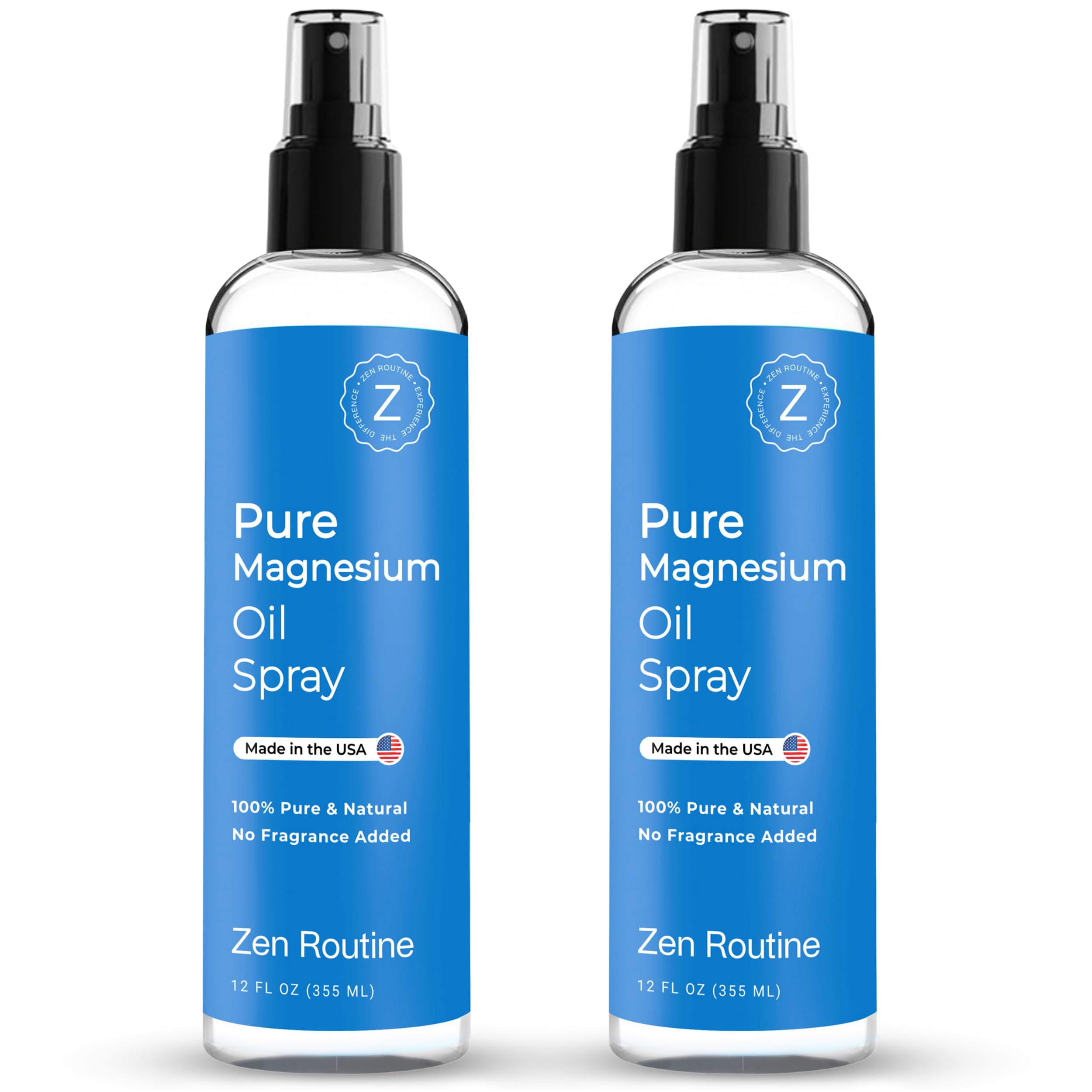 Zen Routine frontal del pack doble mostrando botellas y ahorro