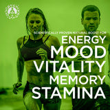Zen Spirit maca mezclada en smoothie para energía vegetal diaria