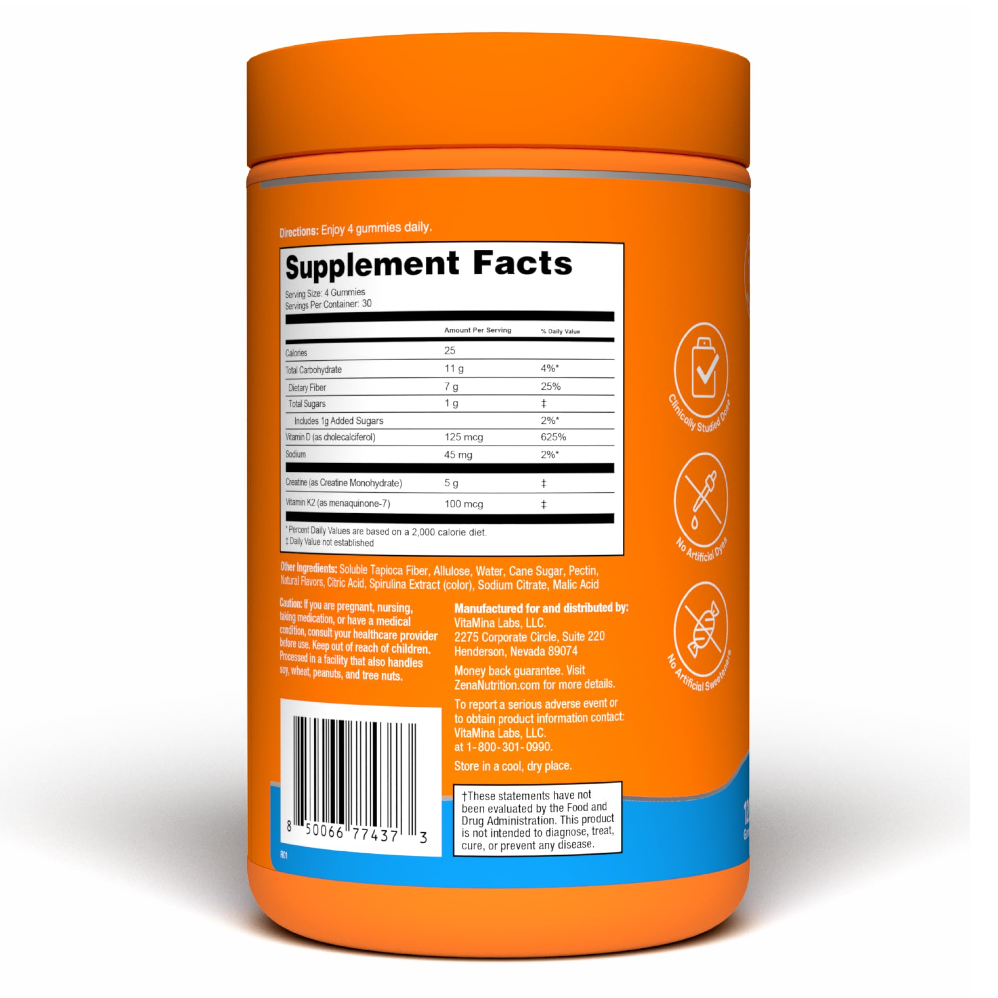 Zena Nutrition producto en gimnasio evocando uso práctico antes o después de entrenar