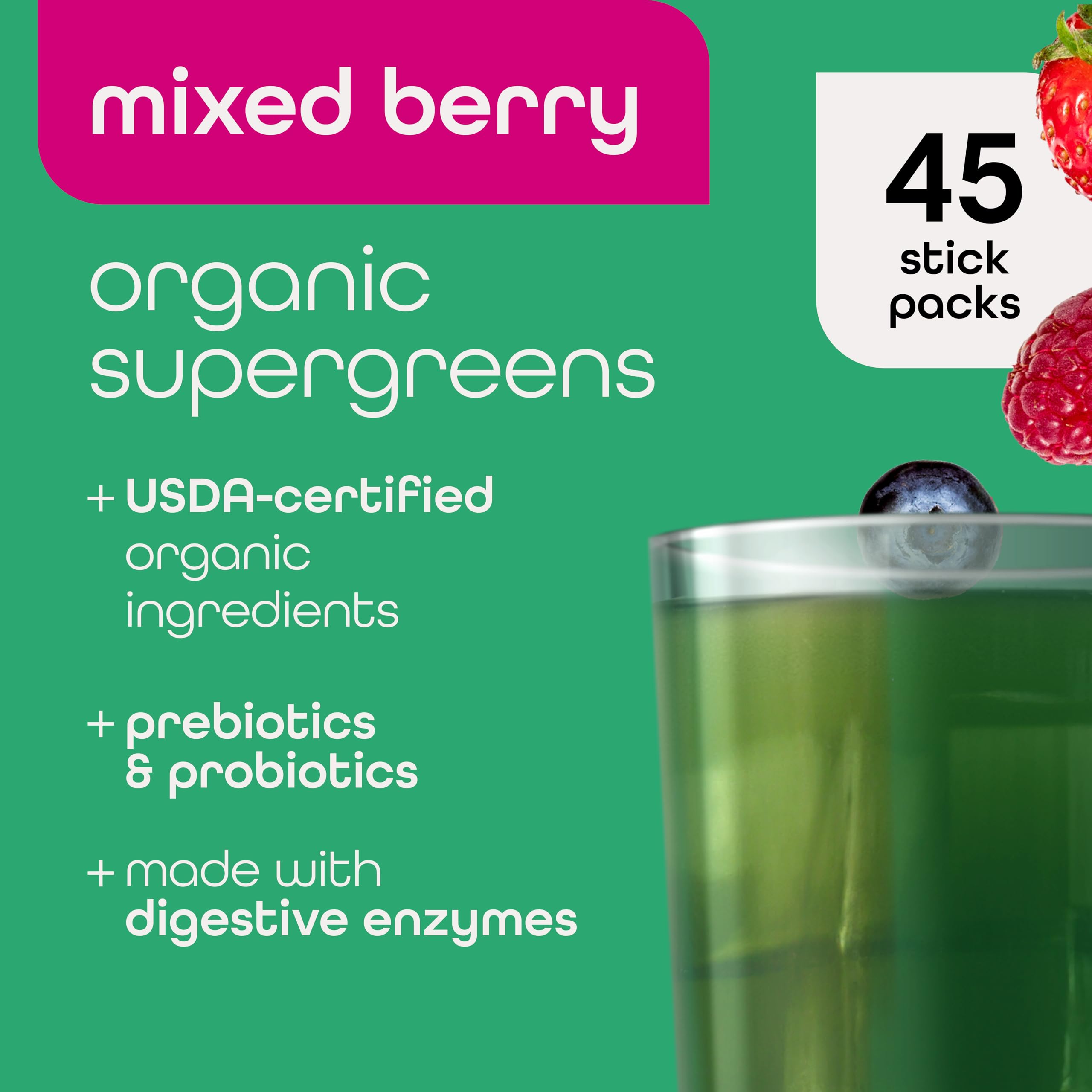 Zena Nutrition sobre individual mixed berry listo para llevar y fácil