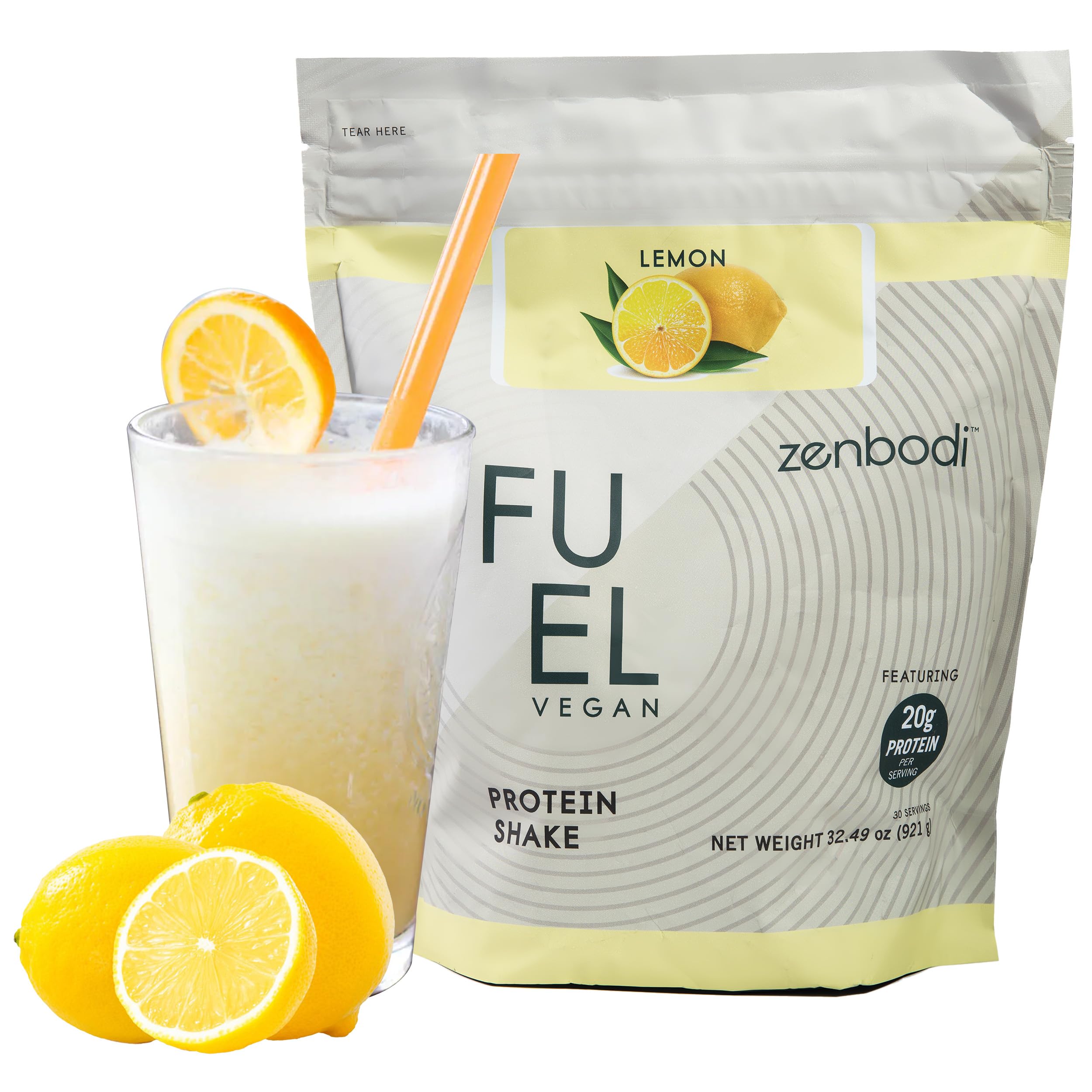 zenbodi envase frontal con sabor limón mostrando beneficios y diseño
