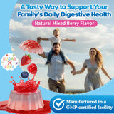 ZenBofres gomitas en cocina con frutas, integración cotidiana en estilo de vida