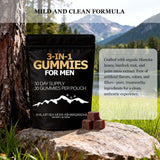 Persona sosteniendo Zenith Gummies, consumo fácil y portátil en movimiento
