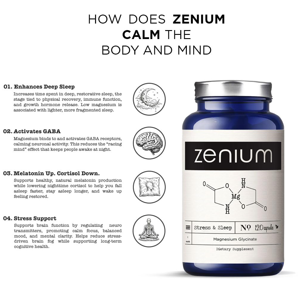 Zenium cápsula en mano para comparar tamaño y facilitar la toma diaria