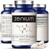 Zenium frontal del envase mostrando cápsulas y presentación, confianza en calidad