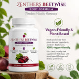 Persona activa tomando Zenthers Beetwise antes de entrenar, complemento práctico