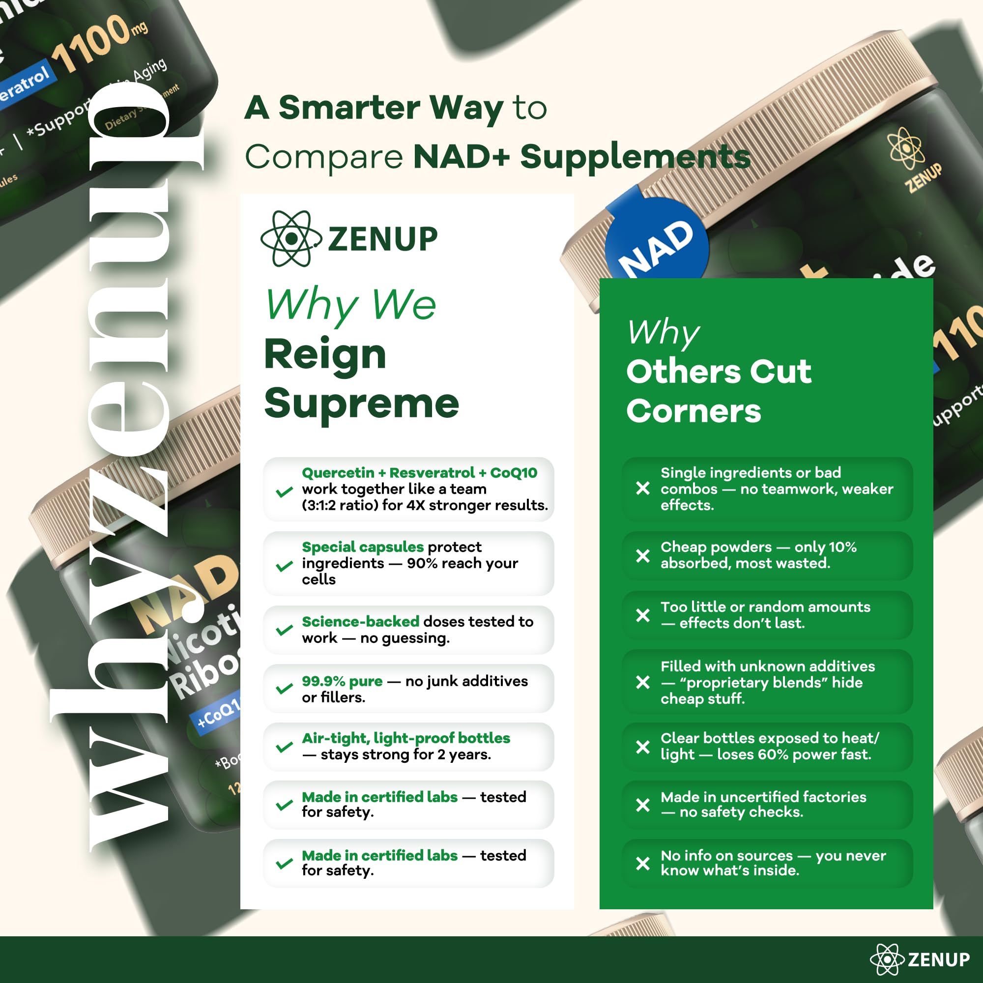 ZenUP cápsula en mano para comparar tamaño y facilitar la toma