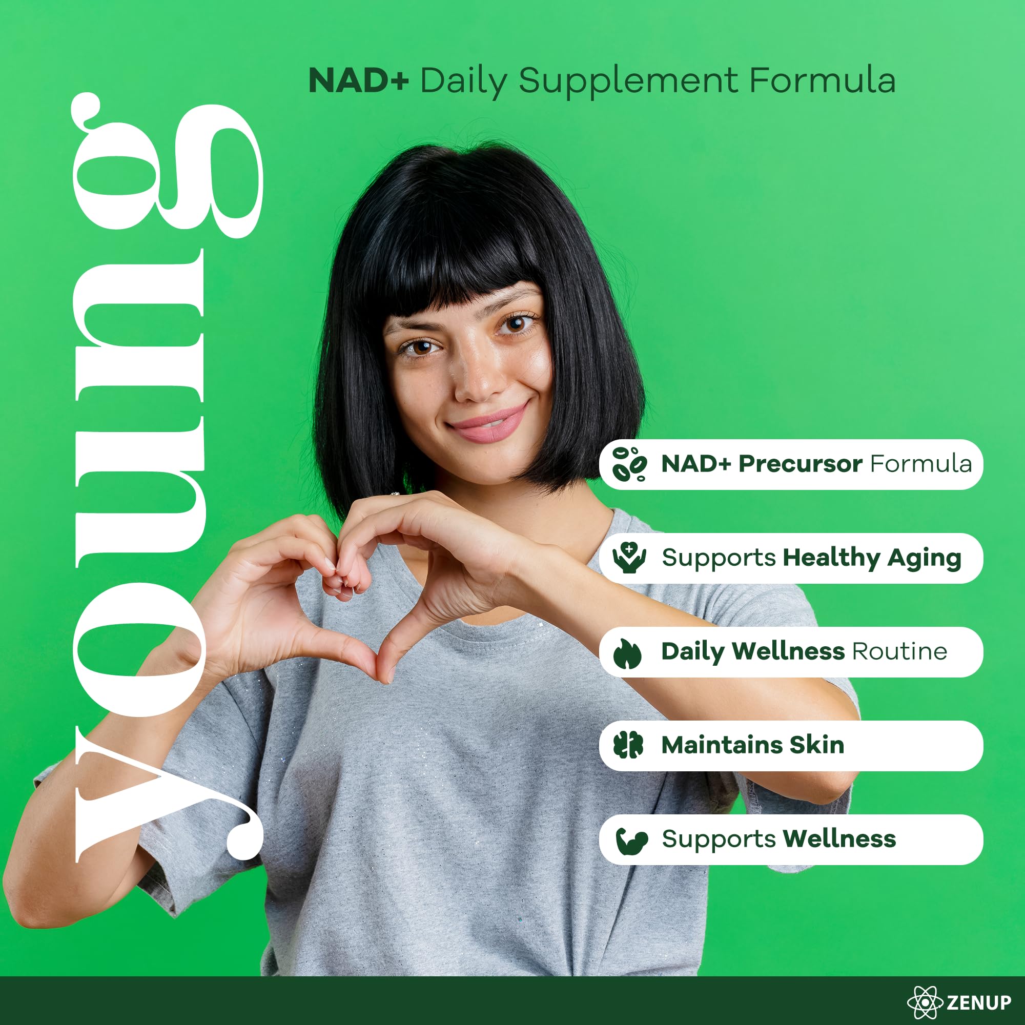 ZenUP etiqueta con ingredientes activos y detalles de formulación