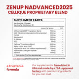 ZenUP sobre abierto con líquido que destaca rapidez de disolución